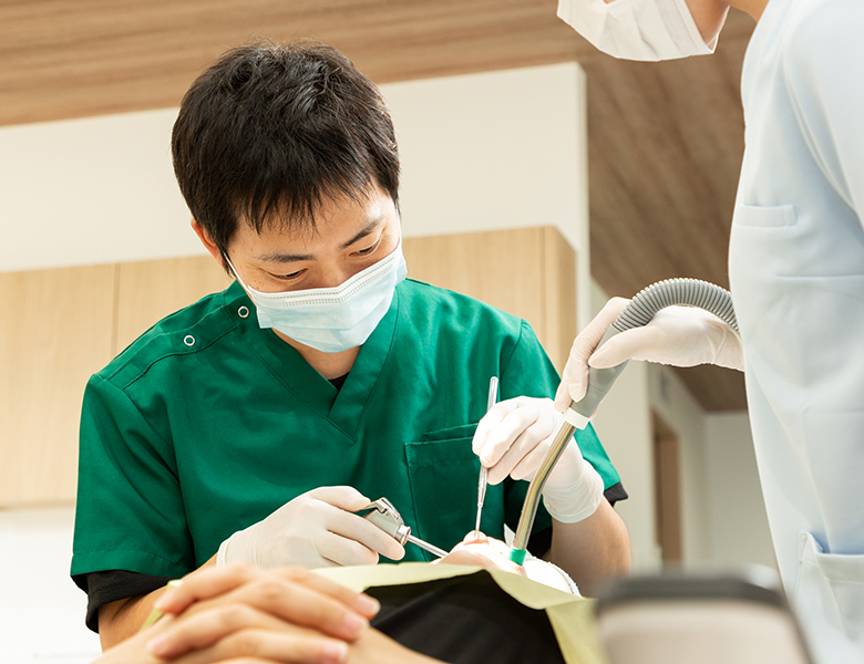 岐阜県瑞浪市の歯医者、宮川クリニックのむし歯治療